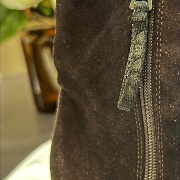 Beautiful Prada Brown Suede Ankle Boots, Size 6 EUC - Picture 5 of 6